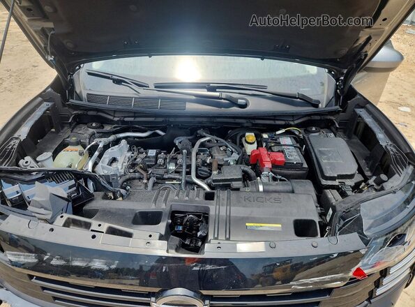 3N8AP6CA8SL333659 2025 NISSAN KICKS Charcoal Engine compartment view