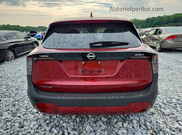 3N8AP6CAXSL335946 2025 NISSAN KICKS Maroon Widok z tyłu
