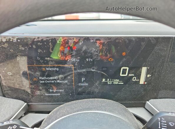 3N8AP6CAXSL335946 2025 NISSAN KICKS Maroon Widok zestawu wskaźników