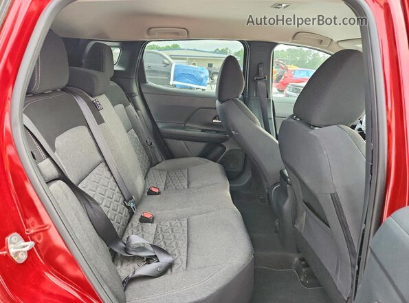 3N8AP6CAXSL335946 2025 NISSAN KICKS Maroon Widok tylnych siedzeń