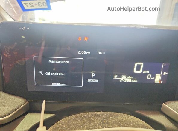 3N8AP6CAXSL359549 2025 NISSAN KICKS Red Vista del cuadro de instrumentos