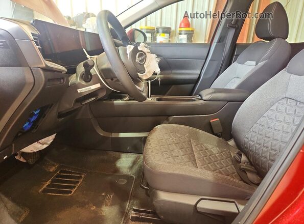 3N8AP6CAXSL359549 2025 NISSAN KICKS Red Vista interior delantera
