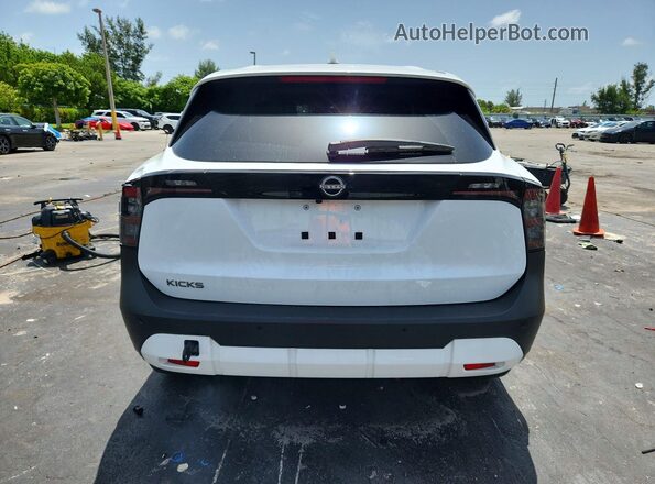 3N8AP6CAXSL437523 2025 NISSAN KICKS White Widok z tyłu
