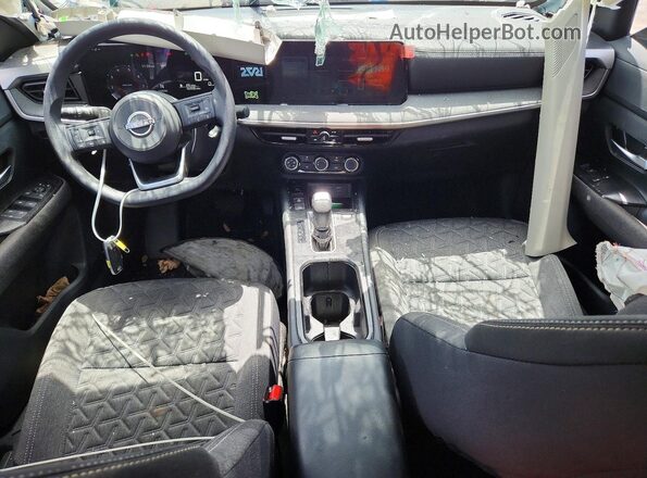 3N8AP6CAXSL437523 2025 NISSAN KICKS White Widok deski rozdzielczej