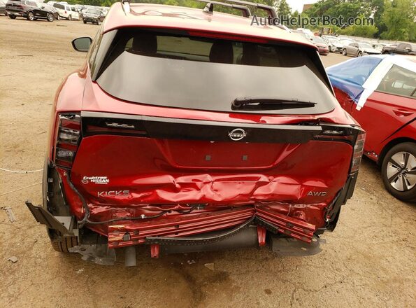 3N8AP6CB1TL394281 2026 NISSAN KICKS Red Вид ззаду