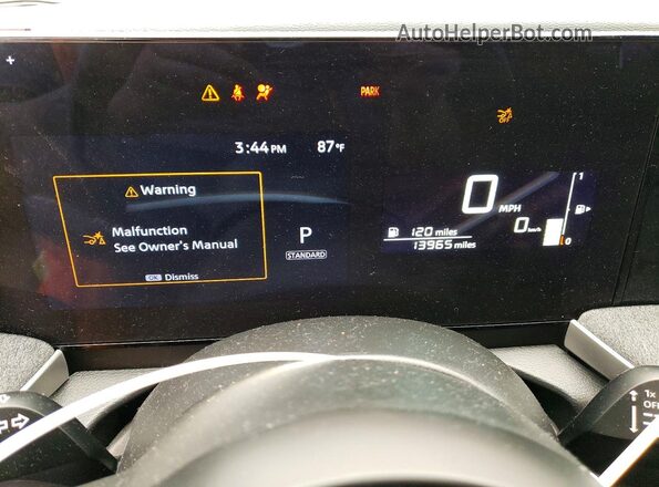 3N8AP6CB1TL394281 2026 NISSAN KICKS Red Вид щитка приладів