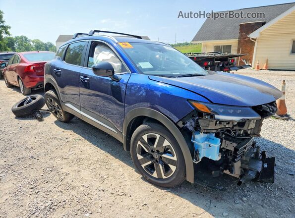 3N8AP6CB1TL414108 2026 NISSAN KICKS Синий Передняя правая четверть