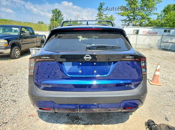 3N8AP6CB1TL414108 2026 NISSAN KICKS Синий Вид сзади
