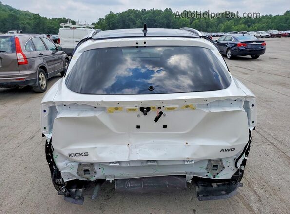 3N8AP6CB3TL372301 2026 NISSAN KICKS White Vista trasera