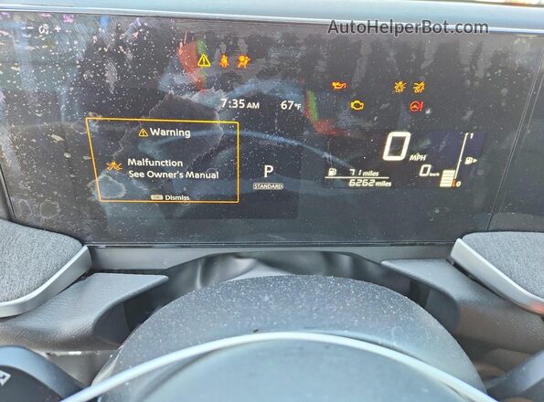 3N8AP6CB4SL331920 2025 NISSAN KICKS White Սարքավորումների վահանակի տեսք