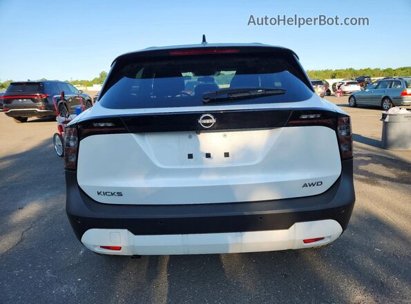 3N8AP6CB4SL331920 2025 NISSAN KICKS White Հետևի տեսք