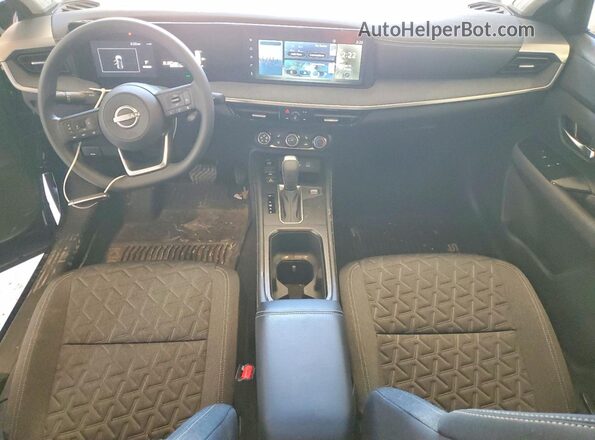 3N8AP6CB4SL437932 2025 NISSAN KICKS Blue Dashboard view