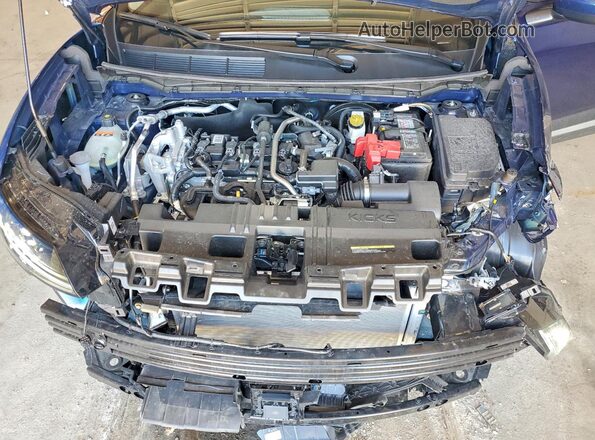 3N8AP6CB4SL437932 2025 NISSAN KICKS Blue Engine compartment view