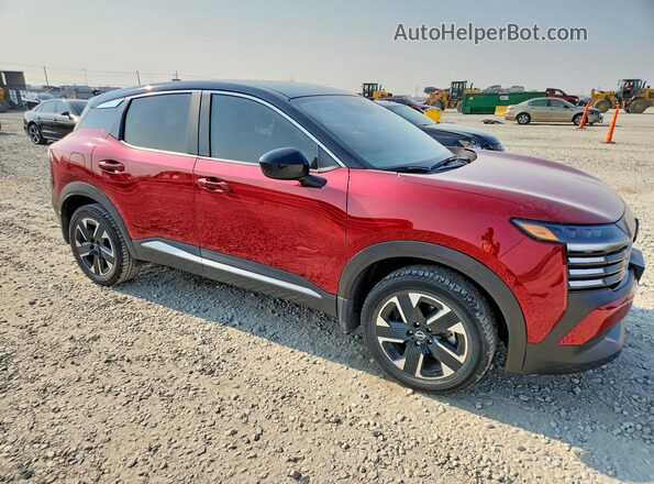 3N8AP6CB5SL302717 2025 NISSAN KICKS Красный Передняя правая четверть
