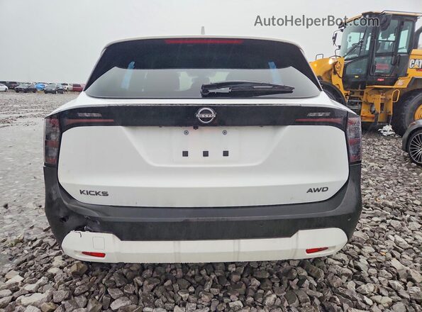 3N8AP6CB5SL442900 2025 NISSAN KICKS White უკანა ხედი