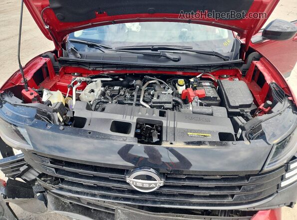 3N8AP6CB5TL304484 2026 NISSAN KICKS Red Vista del compartimento del motor