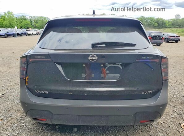 3N8AP6CB6SL369567 2025 NISSAN KICKS Black Вид ззаду