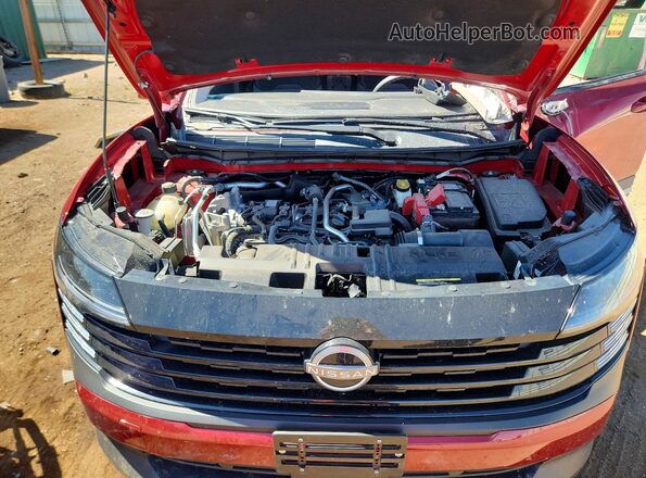 3N8AP6CB8SL376259 2025 NISSAN KICKS Red Вид задньої частини салону