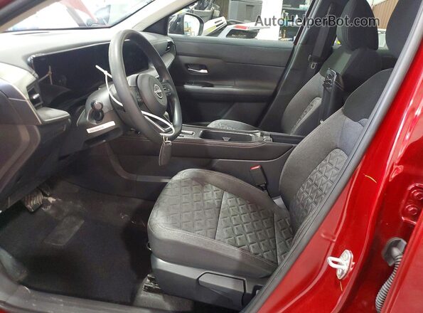 3N8AP6CB9SL439479 2025 NISSAN KICKS Red წინა სალონის ხედი