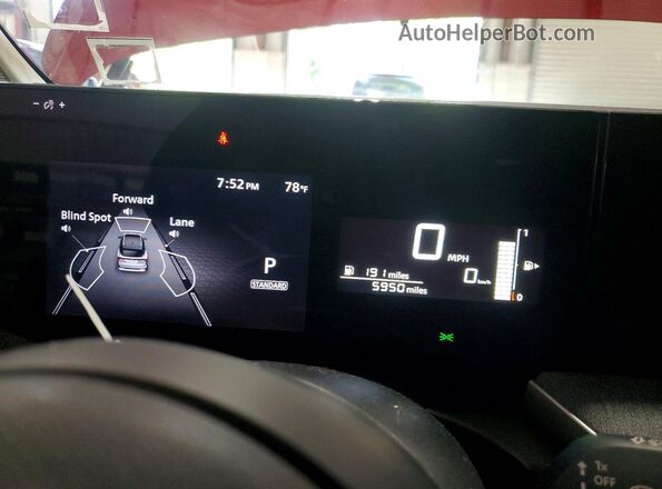 3N8AP6CB9SL439479 2025 NISSAN KICKS Red ხელსაწყოთა პანელის ხედი