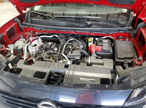 3N8AP6CB9SL439479 2025 NISSAN KICKS Red ძრავის განყოფილების ხედი