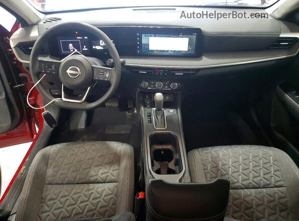 3N8AP6CB9SL439479 2025 NISSAN KICKS Red წინა პანელის ხედი