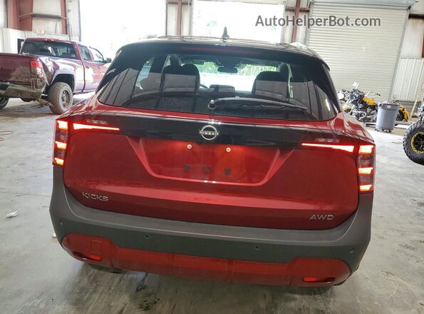 3N8AP6CB9SL439479 2025 NISSAN KICKS Red უკანა ხედი