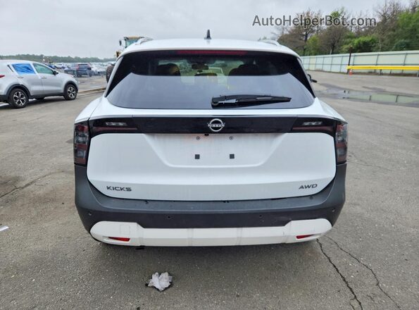 3N8AP6CB9TL401008 2026 NISSAN KICKS White Հետևի տեսք