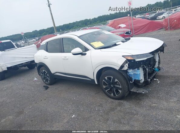 3N8AP6CBXSL304320 2025 NISSAN KICKS Белый Вид задней части салона