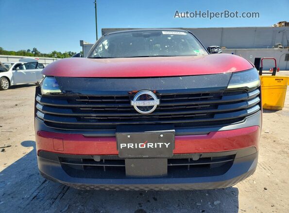 3N8AP6CBXSL330321 2025 NISSAN KICKS Бордовый Вид спереди