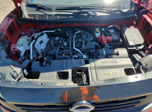3N8AP6CBXSL330321 2025 NISSAN KICKS Бордовый Вид подкапотного пространства