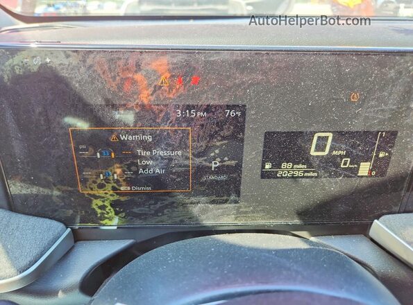 3N8AP6CBXSL330321 2025 NISSAN KICKS Бордовый Вид щитка приборов