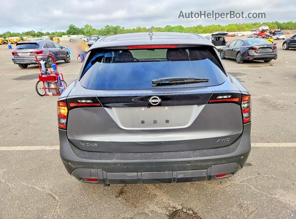 3N8AP6CBXSL416292 2025 NISSAN KICKS Gray უკანა ხედი