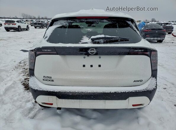 3N8AP6CBXSL426711 2025 NISSAN KICKS White Вид ззаду