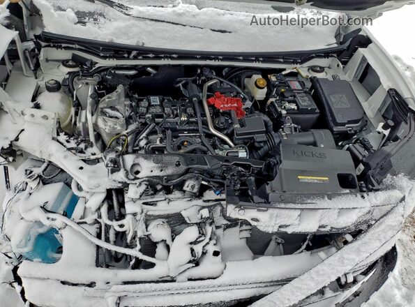 3N8AP6CBXSL426711 2025 NISSAN KICKS White Вид підкапотного простору