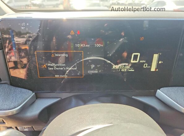 3N8AP6CBXSL436705 2025 NISSAN KICKS Gray Instrument cluster view