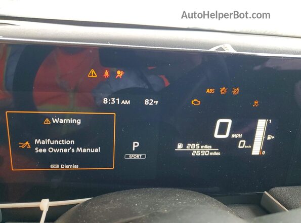 3N8AP6CE1TL384831 2026 NISSAN KICKS Gray Instrument cluster view
