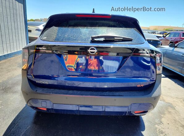 3N8AP6DA1TL385957 2026 NISSAN KICKS Blue Widok z tyłu