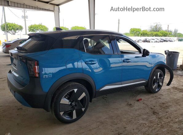 3N8AP6DA5SL442563 2025 NISSAN KICKS Синий Задняя правая четверть