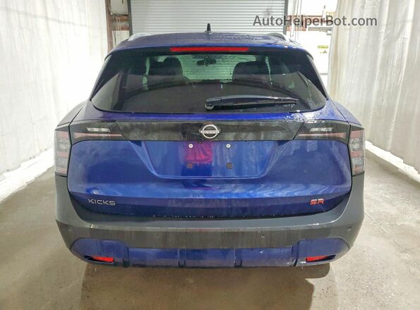 3N8AP6DA9TL381574 2026 NISSAN KICKS Синий Вид сзади
