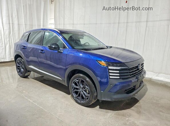 3N8AP6DA9TL381574 2026 NISSAN KICKS Синий Передняя правая четверть