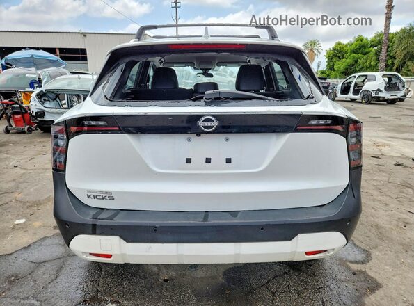 3N8AP6DAXSL409445 2025 NISSAN KICKS White Widok z tyłu
