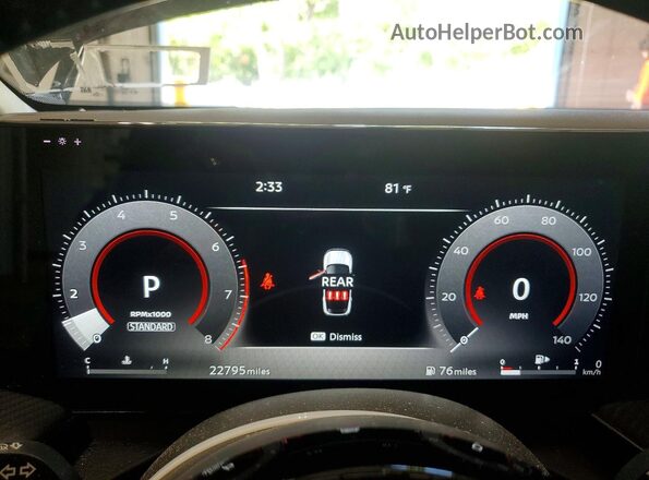 3N8AP6DB3SL363224 2025 NISSAN KICKS Black ხელსაწყოთა პანელის ხედი