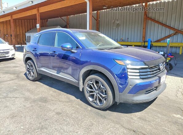 3N8AP6DB4SL320575 2025 NISSAN KICKS Синий Передняя правая четверть
