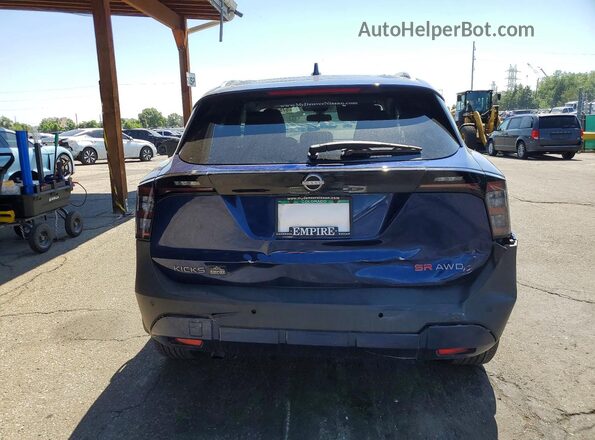 3N8AP6DB4SL320575 2025 NISSAN KICKS Синий Вид сзади