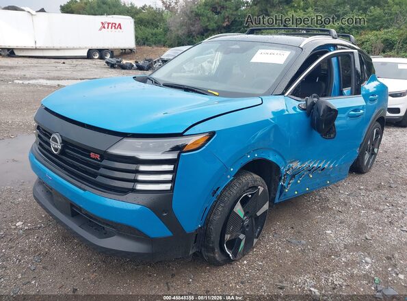 3N8AP6DB4SL339126 2025 NISSAN KICKS Бирюзовый Передняя левая четверть