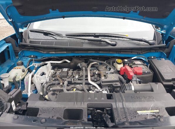 3N8AP6DB4SL339126 2025 NISSAN KICKS Бирюзовый Вид сзади