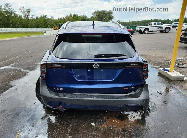 3N8AP6DB5TL376347 2026 NISSAN KICKS Blue Вид ззаду