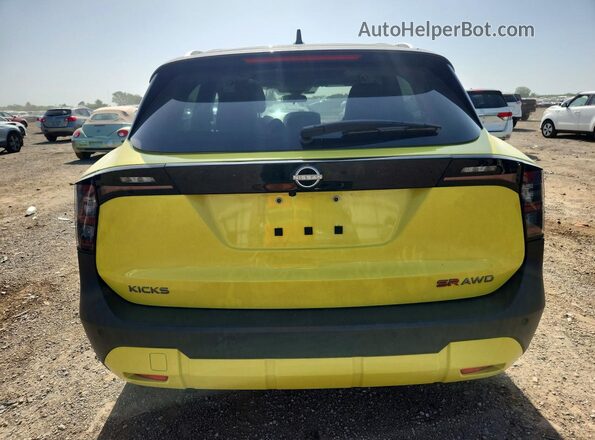 3N8AP6DD0SL436390 2025 NISSAN KICKS Yellow Widok z tyłu