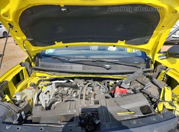 3N8AP6DD0SL436390 2025 NISSAN KICKS Yellow Widok wnętrza z tyłu